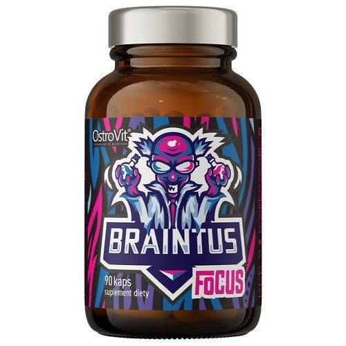Предтренувальний комплекс OstroVit Braintus Focus (90 капсул.), фото 1