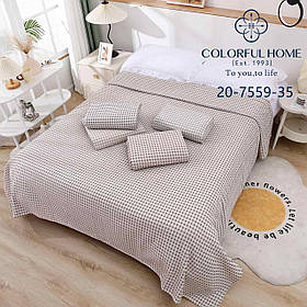 Покривало муслін Colorful Home 200х230см Крапинки в асортименті