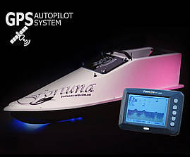 Професійний кораблик Фортуна (45000 mAh) з GPS (Maxi Cortex), Ехолот Toslon TF300, фото 3