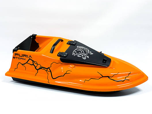 Прикормочний кораблик Фурія Шторм GPS (Fortuna-X) Ехолот Toslon TF520, фото 1