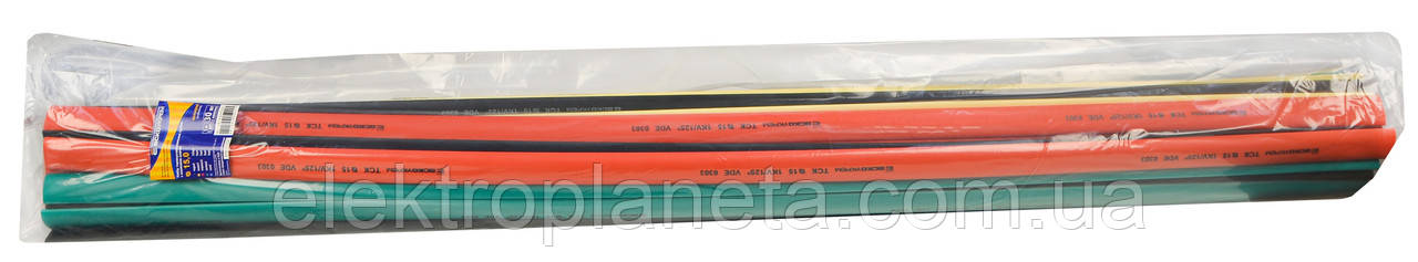 Набір термоусаджувальних трубок з клейовим шаром ᴓ 15,0 (кольорові), фото 1