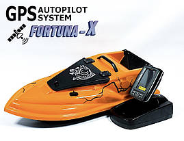 Прикормочний кораблик Фурія Шторм GPS (Fortuna-X) Ехолот Toslon TF520, фото 3