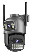 Поворотна камера Anbiux A22YQ Wi-Fi 10МП 5K PTZ з двома об'єктивами та подвійним дисплеєм