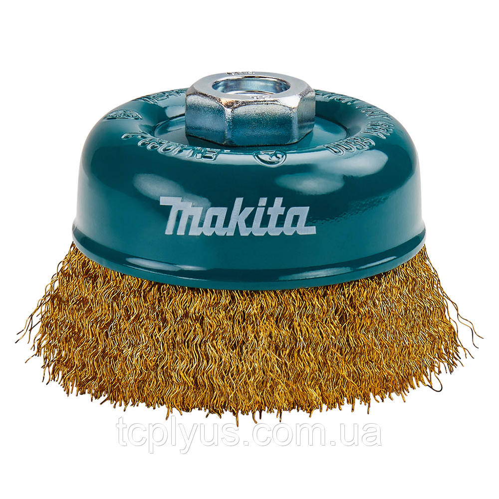 Чашкова латунна щітка 90 мм Makita (D-39780)