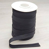Бейка ХБ (бавовна) 16мм - 50% поліестер (92м), - чорний