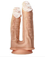 Подвійний термоактивний фалловітатор Dream Toys Real Love Double Penetrator