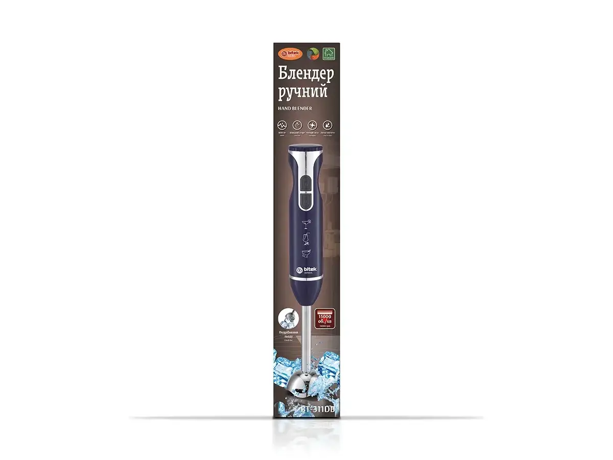 Блендер ручной 1800W BITEK BT-311DB