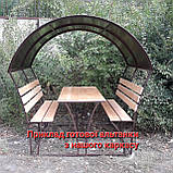 Металевий каркас садової алтанки, фото 3