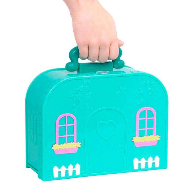 Ігровий набір Li'l Woodzeez Кейс блакитний Вітальня з аксесуарами WZ6599Z, фото 1