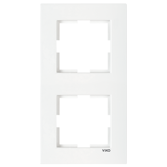 Рамка 2-місцева верт Білий Karre Viko, 90960221