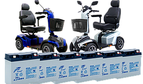 Тяговий АКБ 72 V, Вольт, В, 22 ампер годин, Ah, АН, для електроскутера, AGM, агм, VRLA, свинцево-кислотний