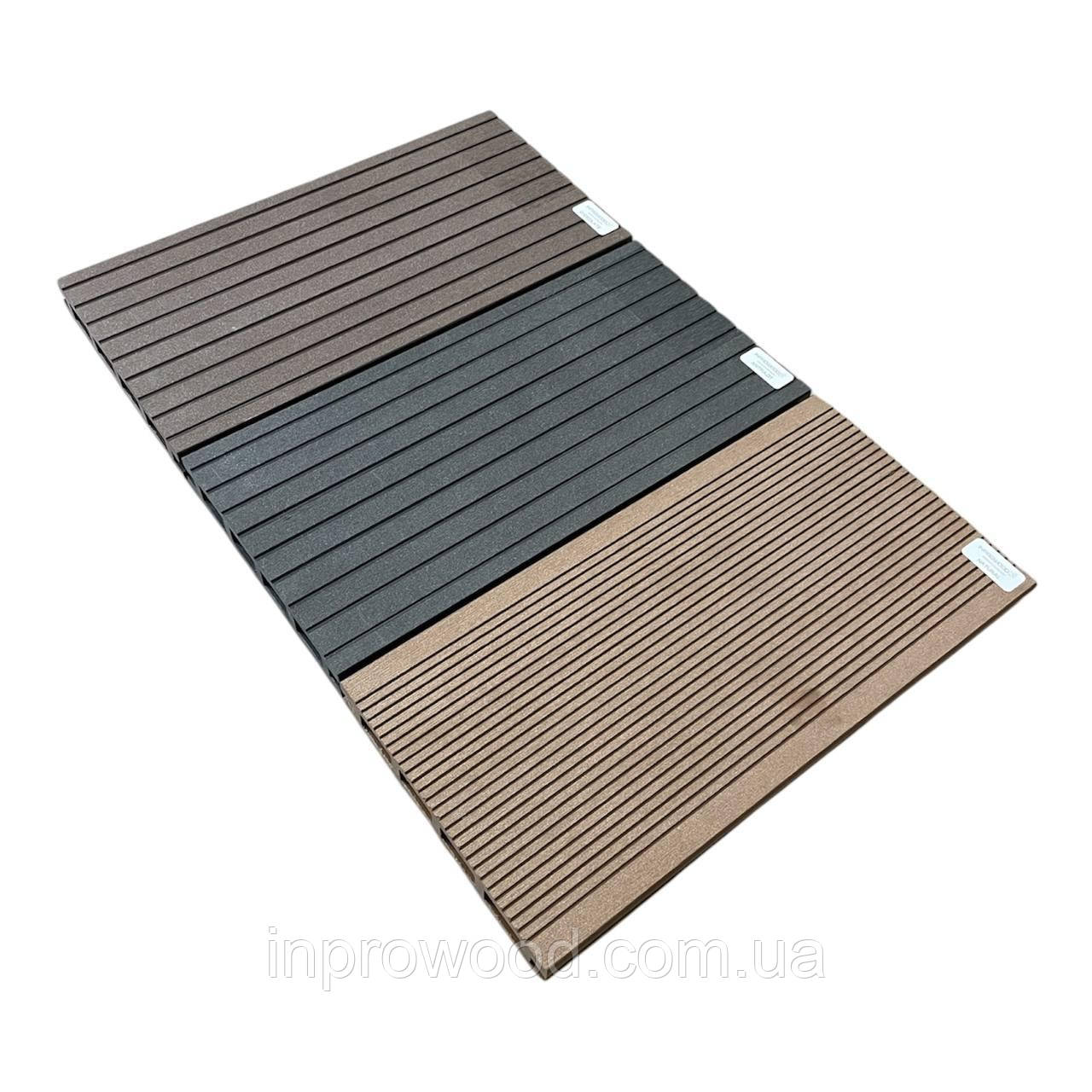 Терасна дошка ДПК INPROWOOD, 25 х 15 х 3000 мм