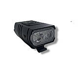 Ліхтар передній алюм. AU224 500LM, акум.1200mAh, USB, фото 5