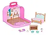 Ігровий набір Li'l Woodzeez Кейс фіолетовий Спальня з аксесуарами WZ6598Z, фото 3