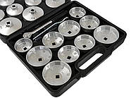 Набір чашок для зняття масляних фільтрів 23шт GEKO G10402, фото 4