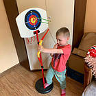 Ігровий набір 2в1 Kruzzel 23415 — баскетбол і тир із цибулею, м'ячем та насосом., фото 9