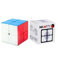 ShengShou Mr M 2х2 magnetic stickerless | Кубик Рубіка 2x2 Містер М Магнітний без наліпок, фото 3