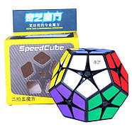 QiYi Kilominx 2х2 Megaminx black | Кібімінкс 2х2 без наліпок, фото 3