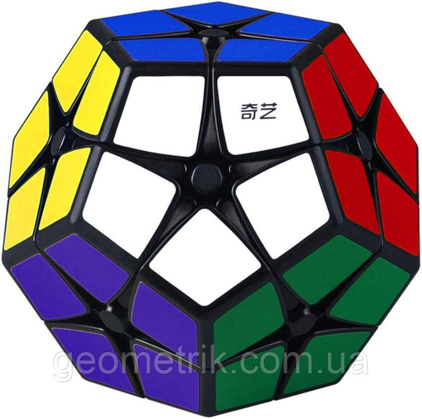 QiYi Kilominx 2х2 Megaminx black | Кібімінкс 2х2 без наліпок