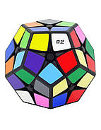 QiYi Kilominx 2х2 Megaminx black | Кібімінкс 2х2 без наліпок, фото 4