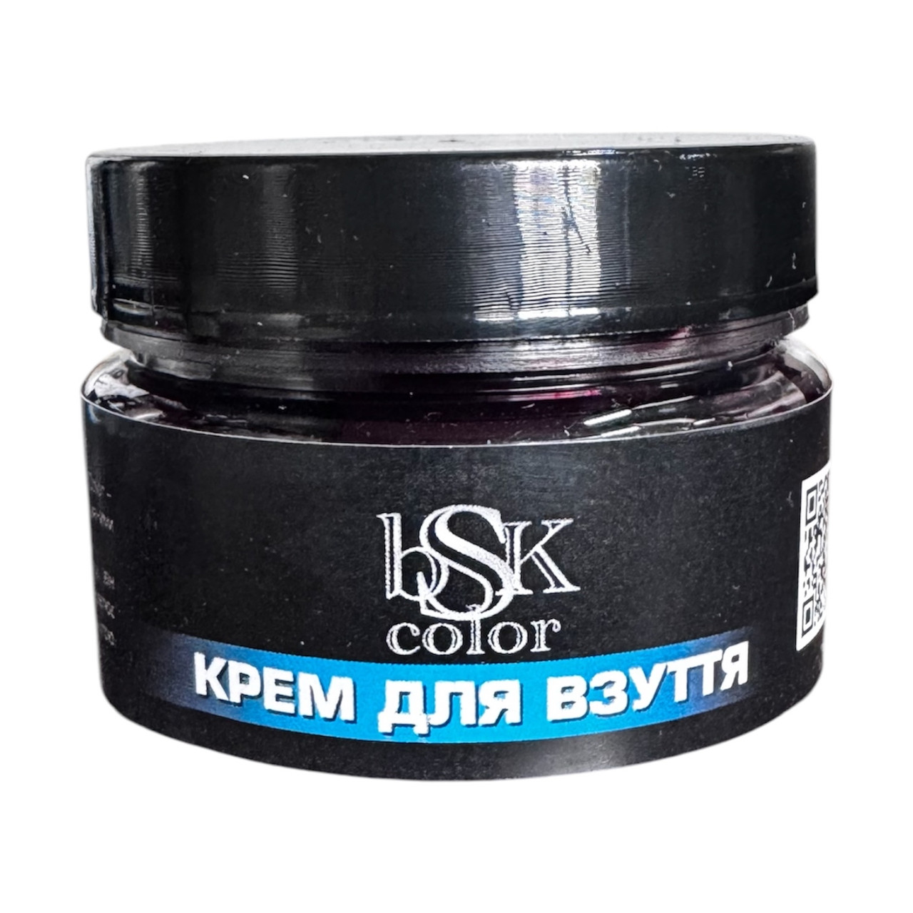 Крем для взуття BSK Color, 100 мл темно-коричневий, фото 1