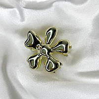 Шпилька для волосся Finding Краб металевий для волосся квітка Золотистий 4.8 см