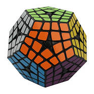 Мегамінкс Киломинкс 4х4 чорний | Megaminx Kilominx 4x4 black, фото 5