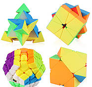 Meilong MoYu Gift Pack stickerless | Подарунковий набір головоломок (pyraminx, megaminx, skewb, SQ-1), фото 3