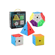 Meilong MoYu Gift Pack stickerless | Подарунковий набір головоломок (pyraminx, megaminx, skewb, SQ-1), фото 6