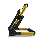 Світлодіодний акумуляторний LED прожектор на сонячній батареї Solar Light 50W з пультом W743A-Yellow/Black, фото 8