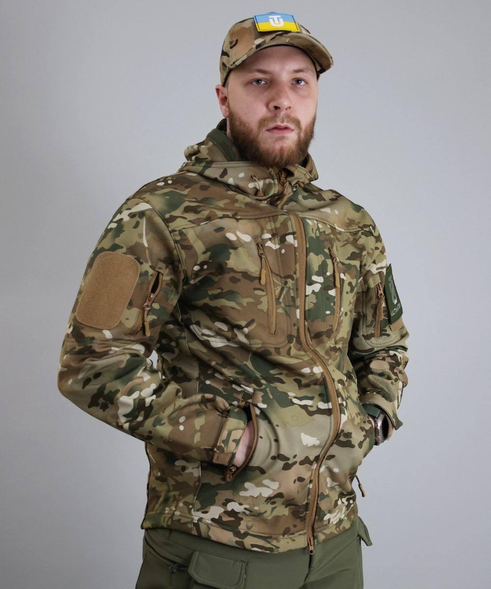 Чоловіча куртка Gryphon Softshell мультикам S