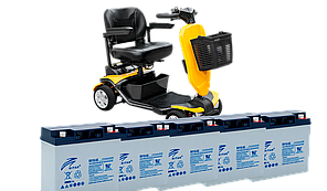 Акумулятор AGM тяговий 60V, 60В, 60Вольт, 22 ач, А‧год, ампер годин, агм, для електроскутера, електротранспорту