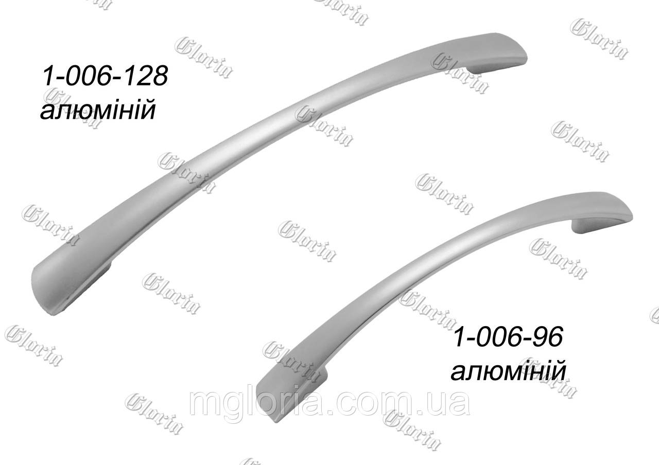 Ручка меблева Alva 1/006-96 матовий хром (алюміній)