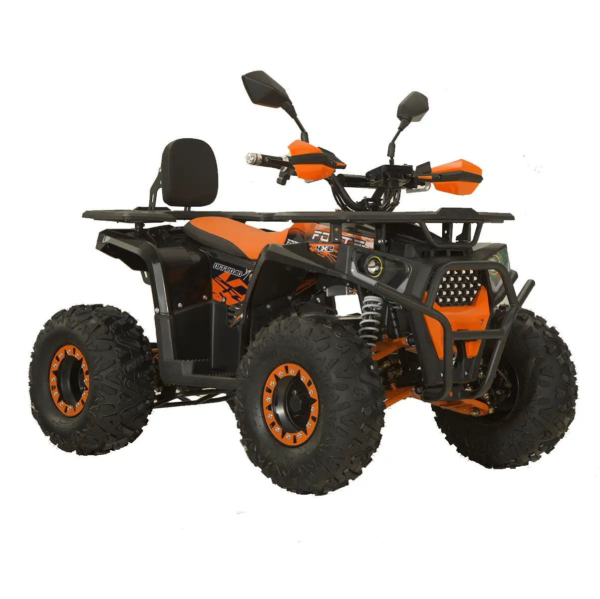 Квадроцикл акумуляторний FORTE ATV1000G Чорно-помаранчевий