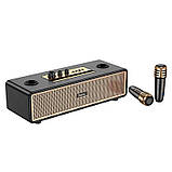 Бездротова акустика караоке з 2 мікрофонами HOCO BS63 Graceful wireless dual-mic BT5.4, фото 3