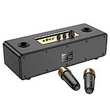 Бездротова акустика караоке з 2 мікрофонами HOCO BS63 Graceful wireless dual-mic BT5.4, фото 7