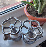 Кран вентиль пожежний кутовий алюмінієвий зовнішній/зовнішній ДУ 50 PN16 кут 125ºС, фото 4