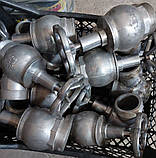 Кран вентиль пожежний кутовий алюмінієвий зовнішній/зовнішній ДУ 50 PN16 кут 125ºС, фото 9