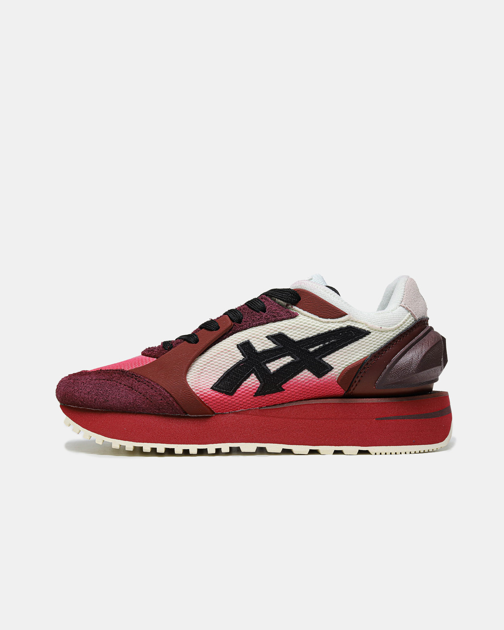 Жіночі Кросівки Asics Onitsuka Moage CO Cream Beet Juice / Асікс Оницука Моейдж СО Джус Червоні з Кремовим