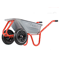 Тачка двуколісна з пневматичним колесом   D-22 100л*230кг // DETEX
