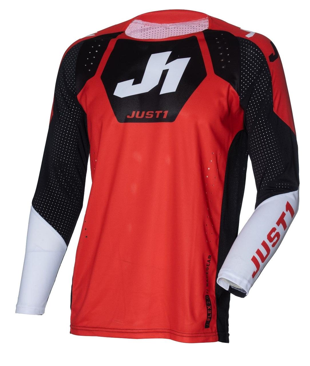 Джерсі Just1 Jersey J-flex 2.0 District Red Black Whte, фото 1