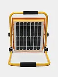Акумуляторний прожектор Bluetooth Portable Floodlight 15000 mAh з сонячною панеллю PSPB-15-Yellow/Black, фото 5