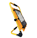 Акумуляторний прожектор Bluetooth Portable Floodlight 15000 mAh з сонячною панеллю PSPB-15-Yellow/Black, фото 6