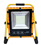 Акумуляторний прожектор Bluetooth Portable Floodlight 15000 mAh з сонячною панеллю PSPB-15-Yellow/Black, фото 2
