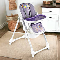 Зручний практичний безпечний стільчик для годування ПВХ-чохол Компактний і складаний дитячий стілець 5-точкові ремені