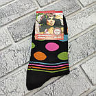 Шкарпетки жіночі високі весна/осінь р.36-40 великий горох асорті ДУКАТ 30039330, фото 2