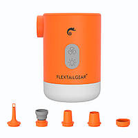 Насос-ліхтар Flextail Max Pump 2 Pro + Power Bank (5 насадок) Помаранчевий
