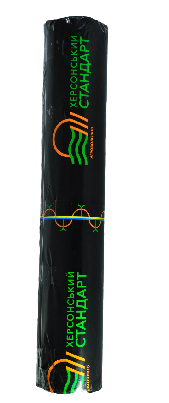 Агроволокно чорне Херсонський стандарт 50 г/м² (3,2×100 м), рулон 320 м², фото 1