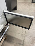 Металеві білі дверцята для холодильної вітрини з магнітним ущільнювачем, фото 4