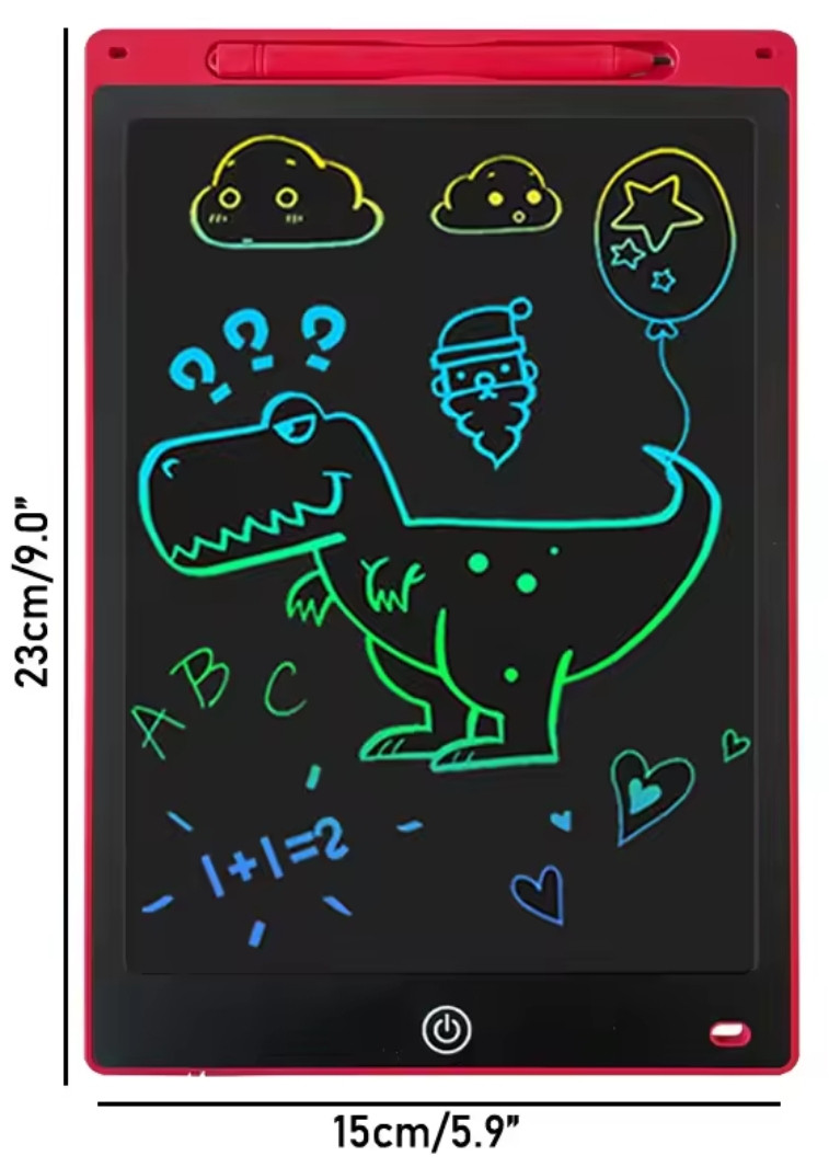 Дитячий графічний планшет для малювання Sketchpad Magic Erasable Handwriting Pad 8,5 d червоний